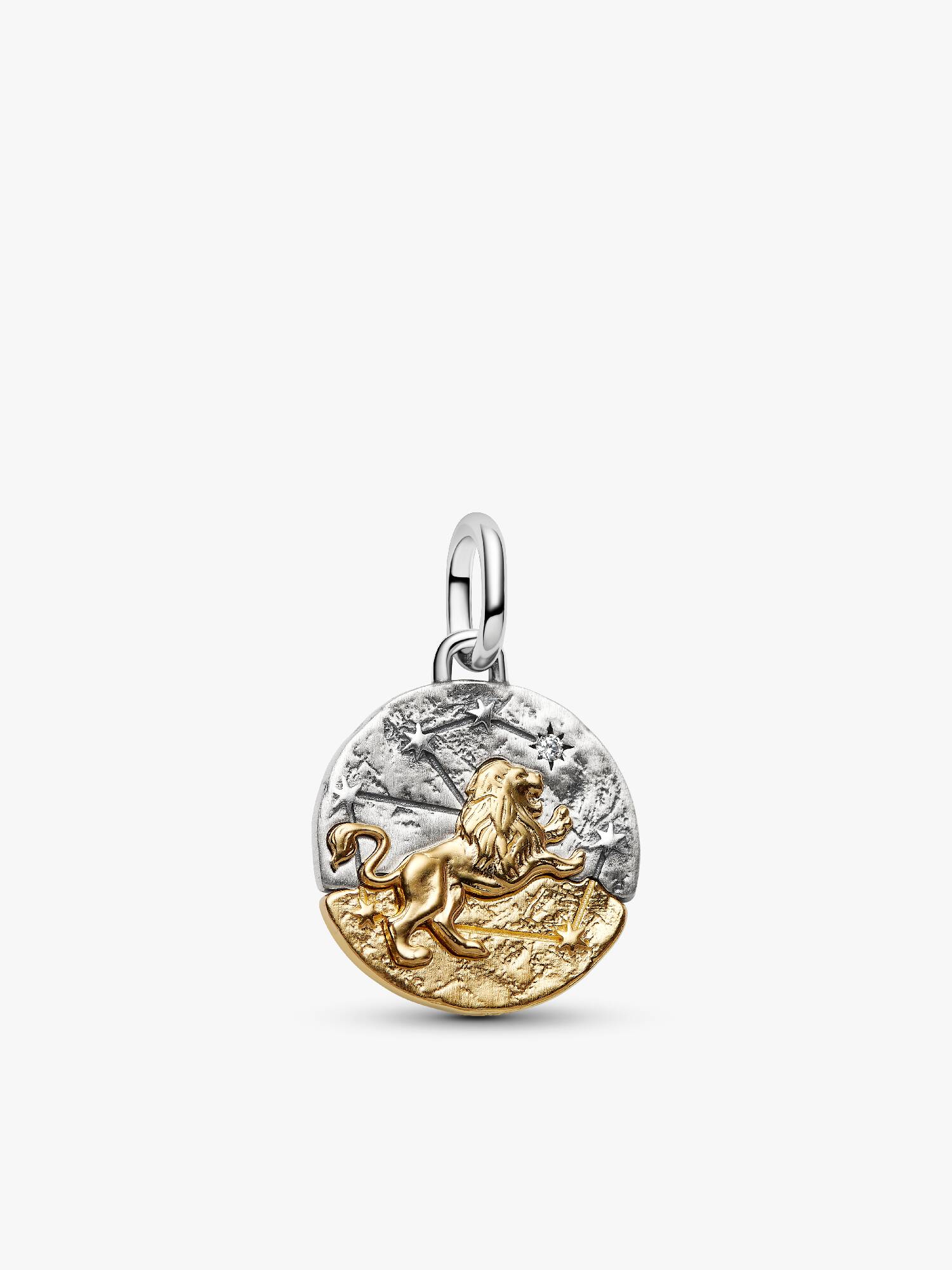 Stjernetegnet Løven Medaljong Charm
