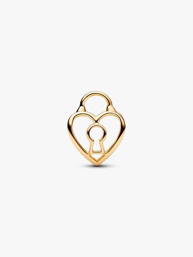 Openwork Hjerte Hengelås Charm