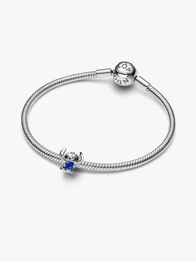 Disney Stitch Blått Hjerte Charm