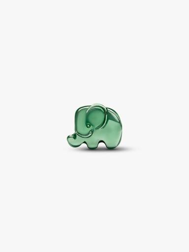 Grønn Elefant Mini Charm