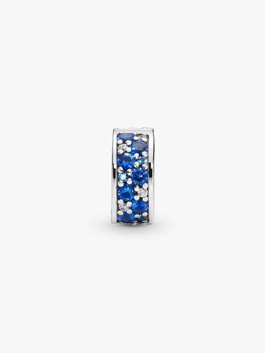 Blå Pavé Klemmecharm
