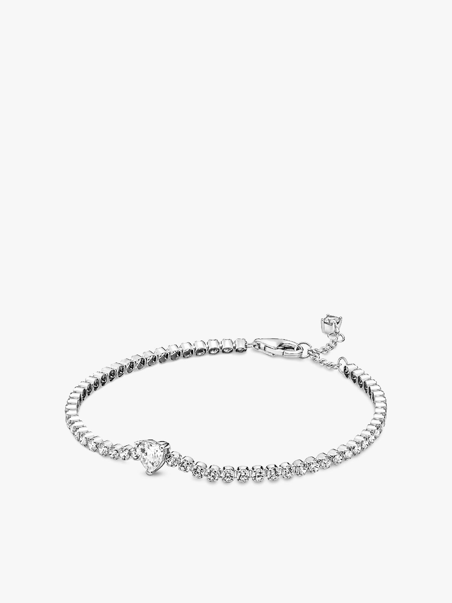 Funklende Hjerte Tennisarmbånd