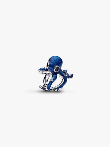 Blå Blekksprut Charm