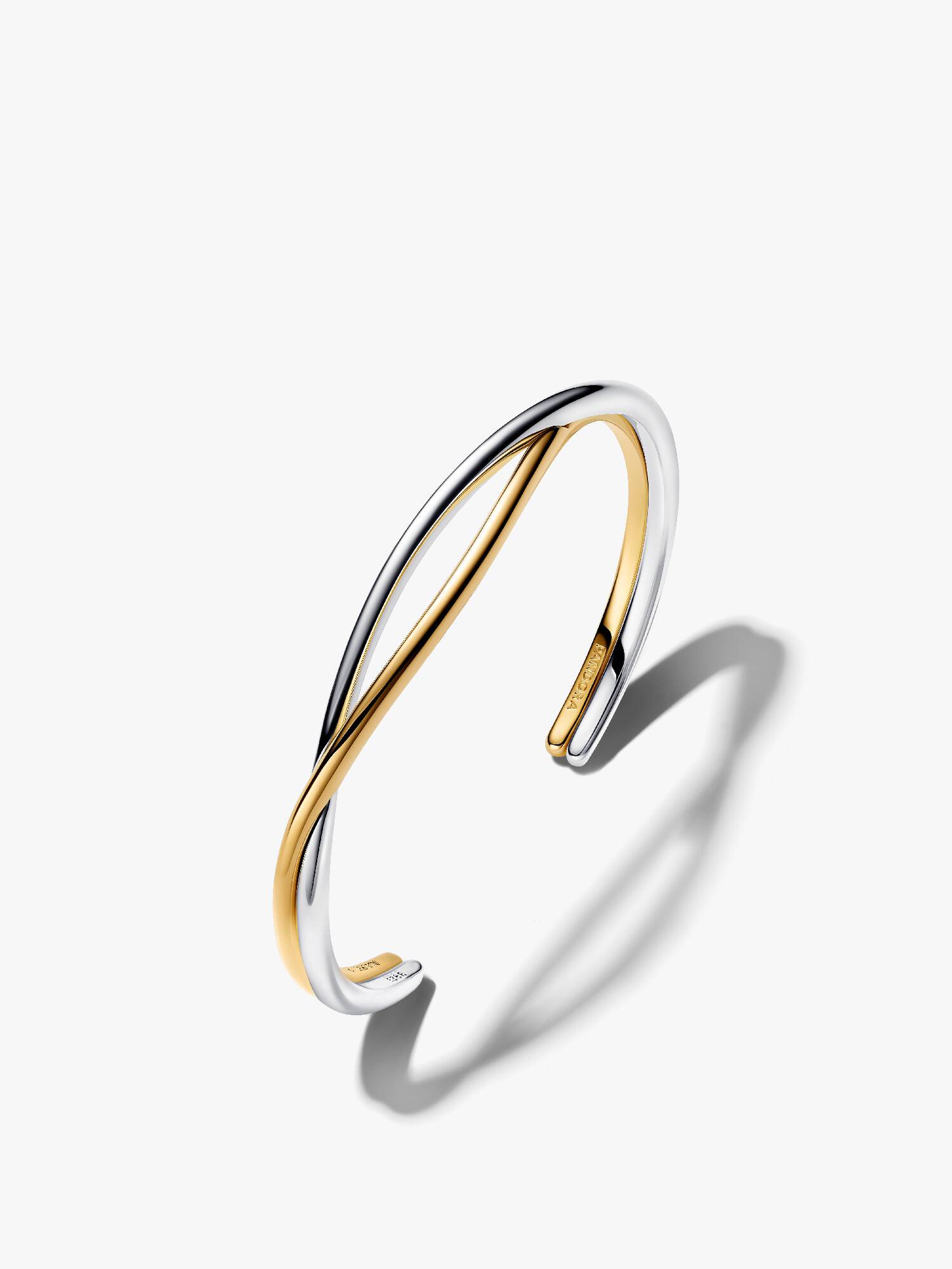 Sammenflettet Tofarget Åpent Bangle