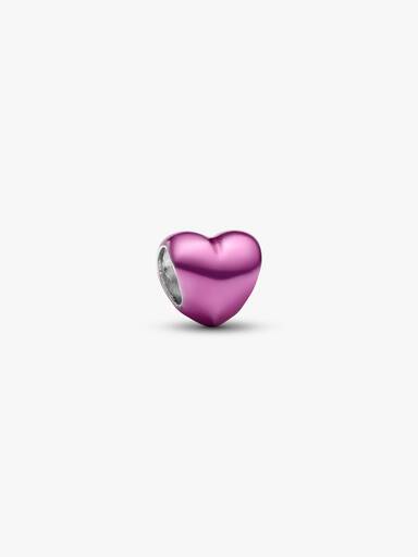 Pink Hjerte Mini Charm