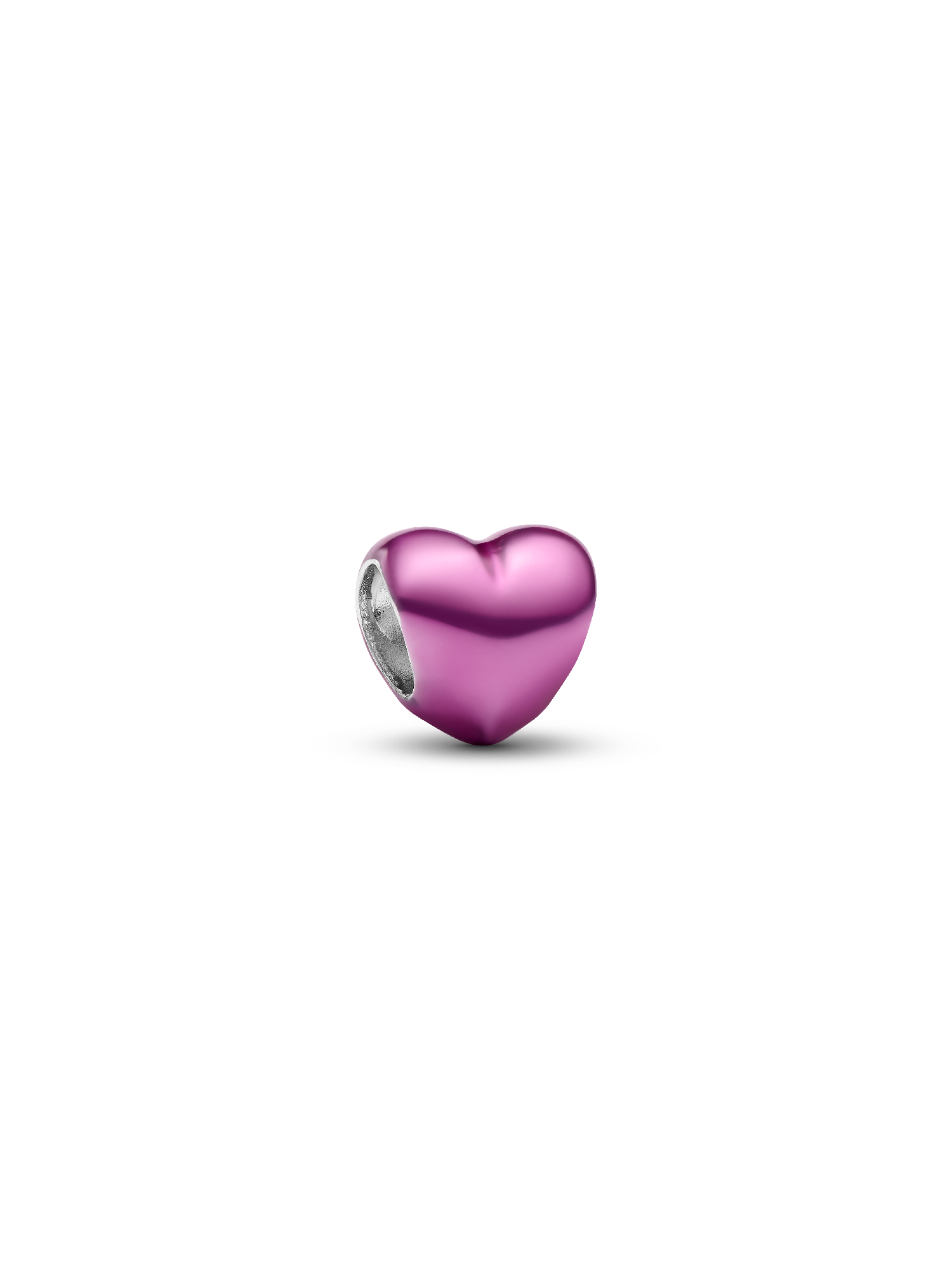 Pink Hjerte Mini Charm