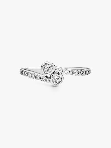To Funklende Hjerter Ring