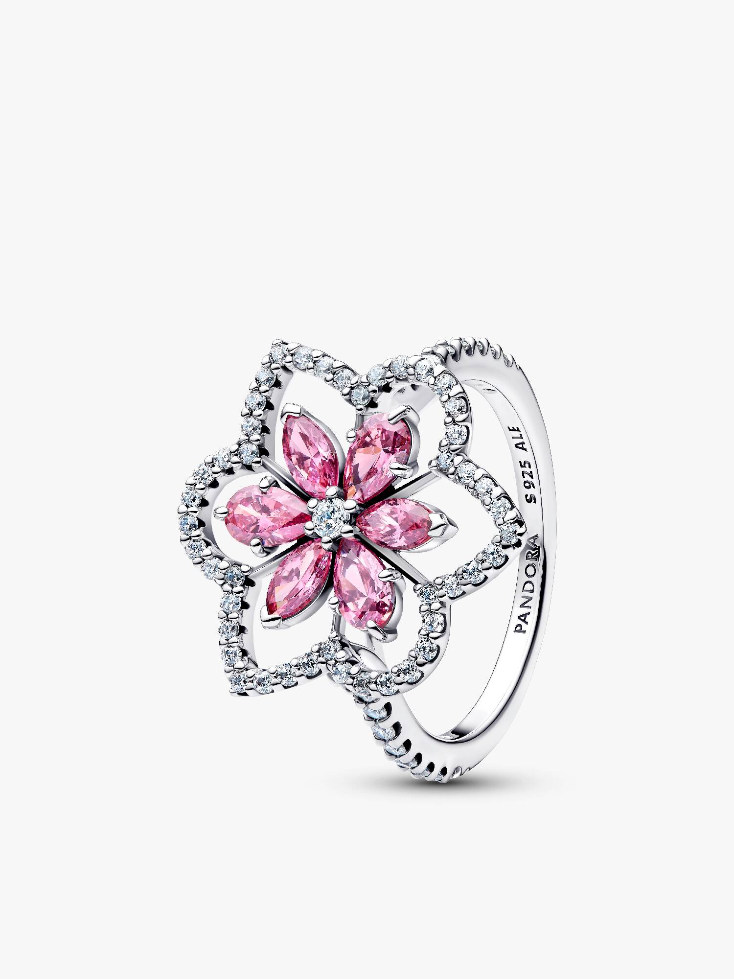 Coctailring med Dobbel Blomst