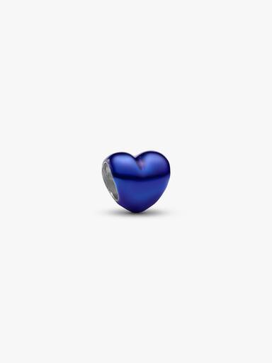 Blått Hjerte Mini Charm