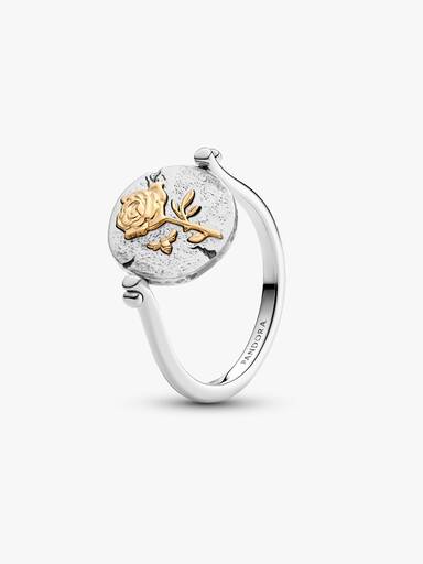 Pink Vendbar Medaljong Ring