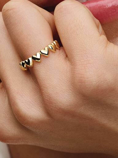 Rad med Hjerter Ring