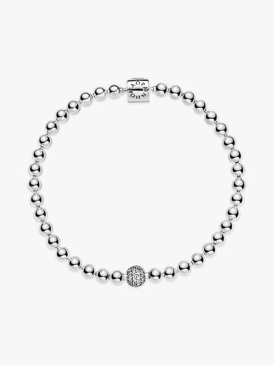 Beads & Pavé armbånd