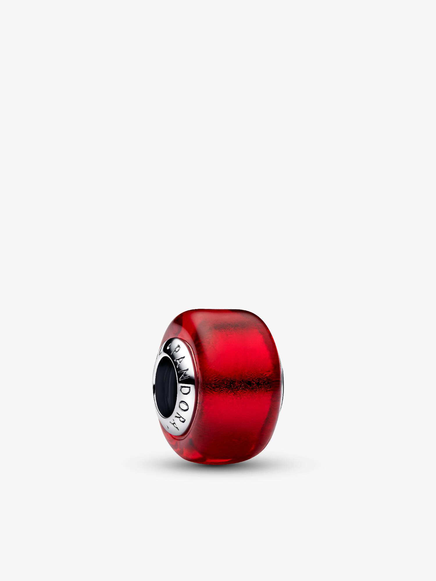 Rødt Muranoglass Charm