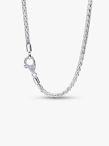 Pavélås Foxtailkjede Charm Halskjede