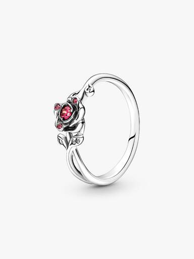Disney Princess Belle Skjønnheten og Udyret Rose Ring