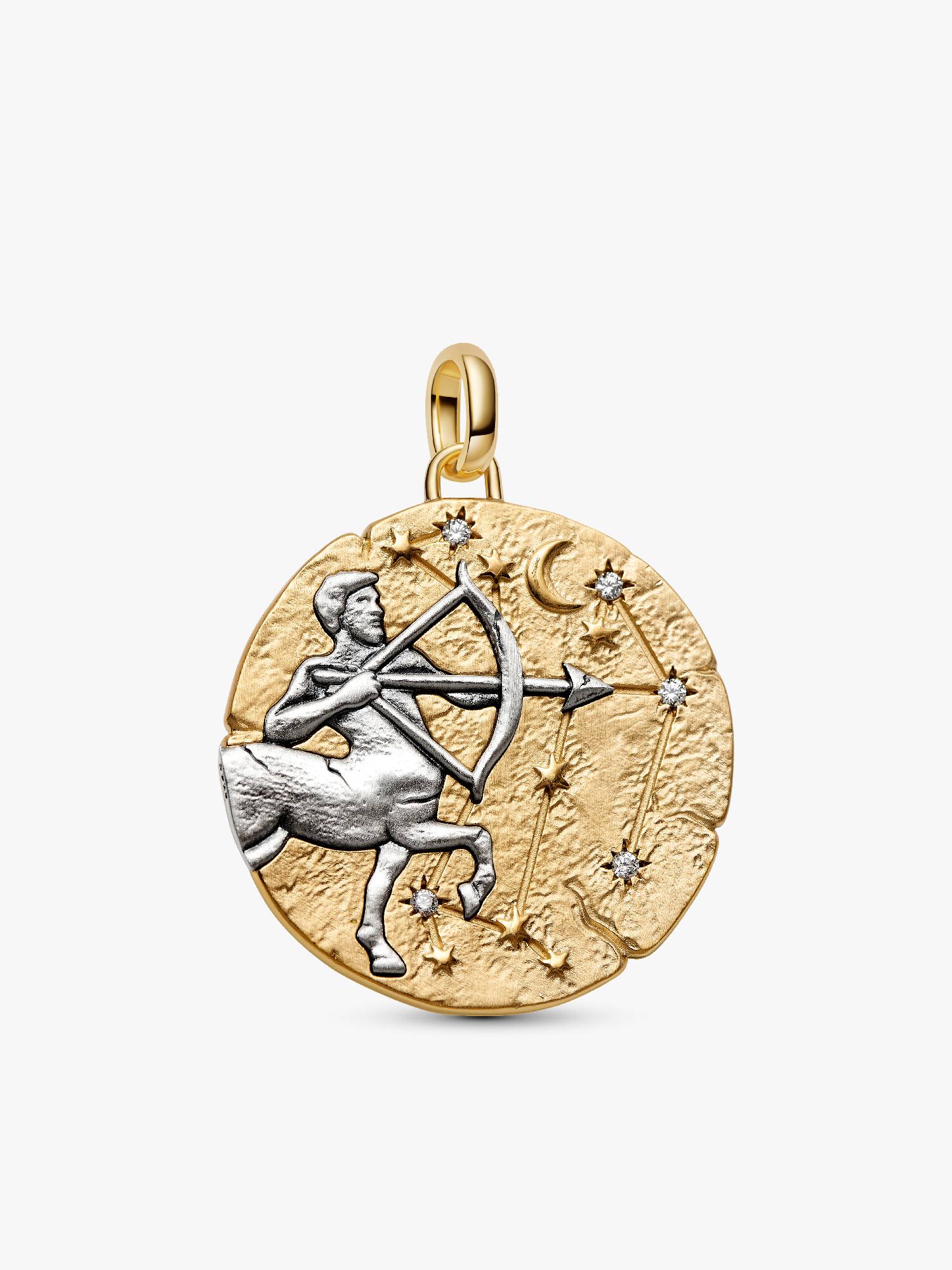 Stjernetegnet Skytten Oversized Medaljong Charm