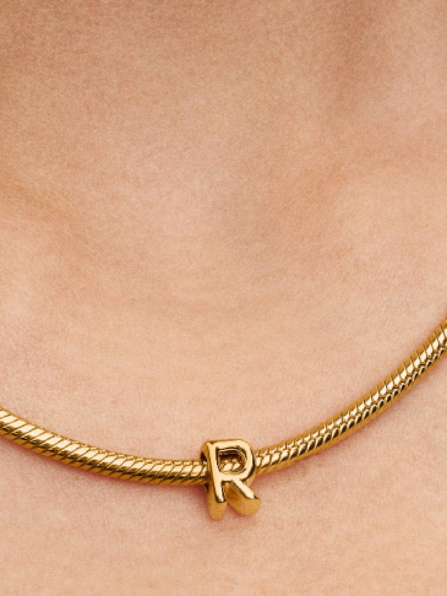 Mini Bokstaven R Alfabet Charm