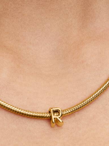 Mini Bokstaven R Alfabet Charm