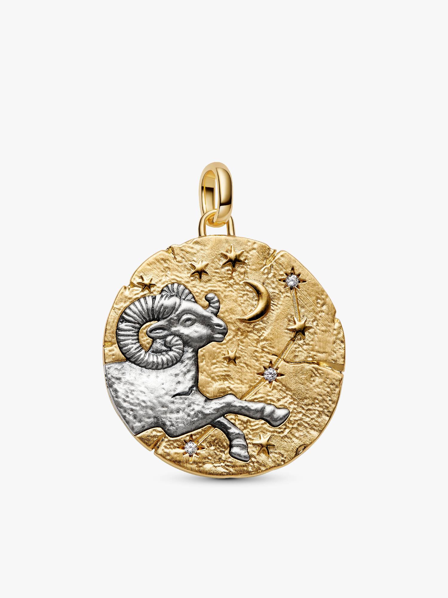 Stjernetegnet Væren Oversized Medaljong Charm