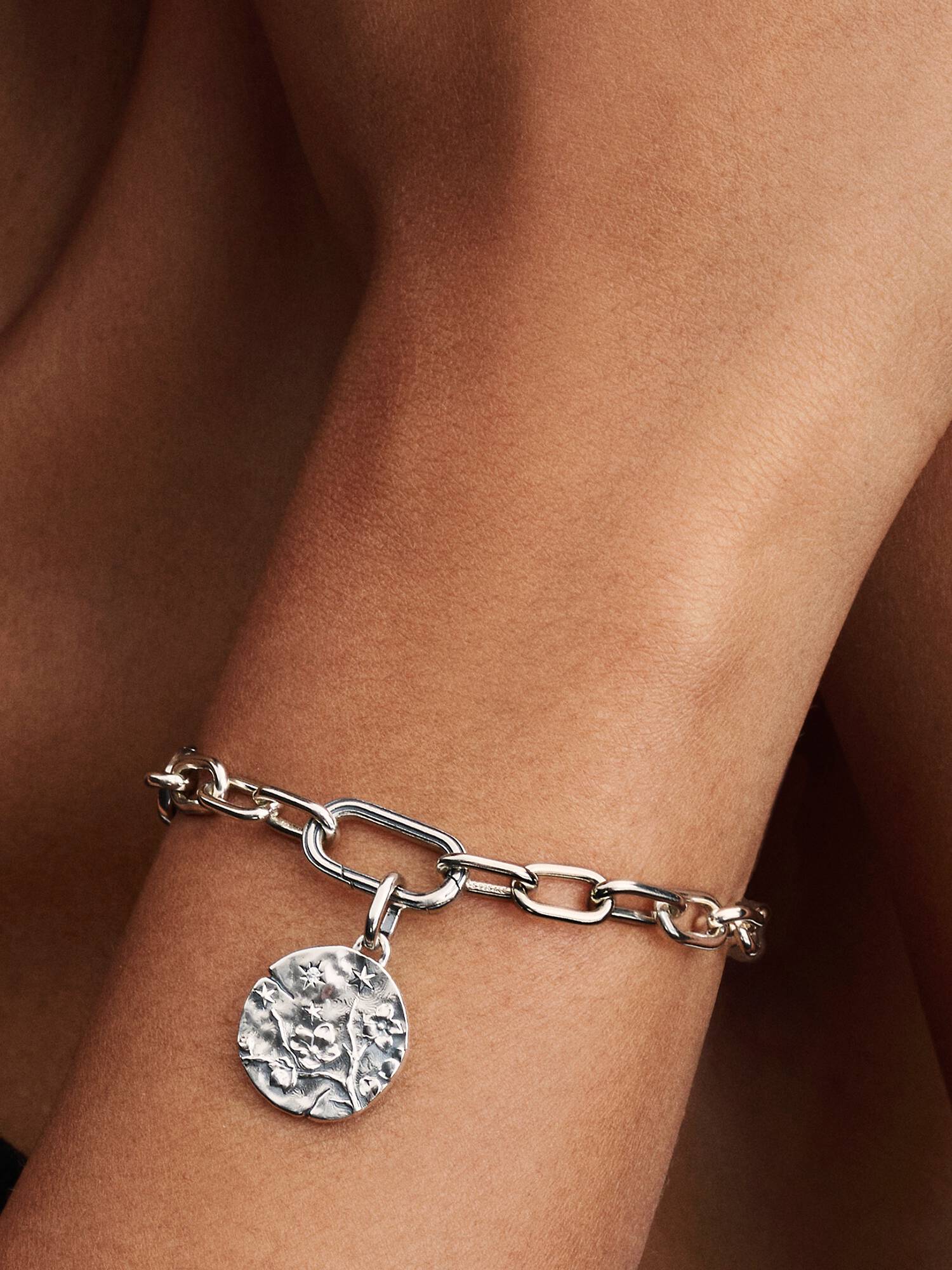 Kirsebærblomst Medaljong Charm