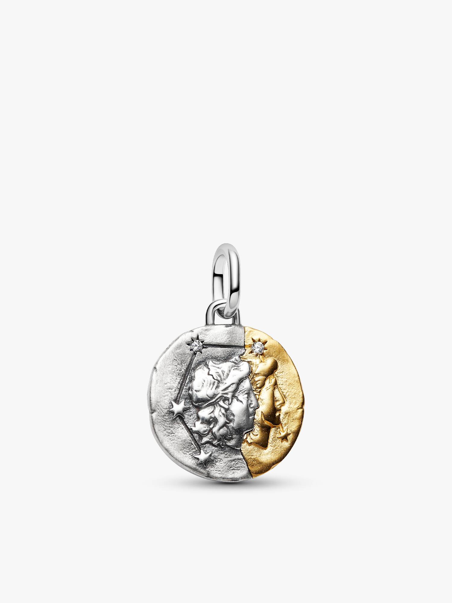 Stjernetegnet Tvillingene Medaljong Charm