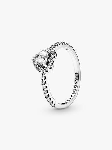 Elevated Heart ring
