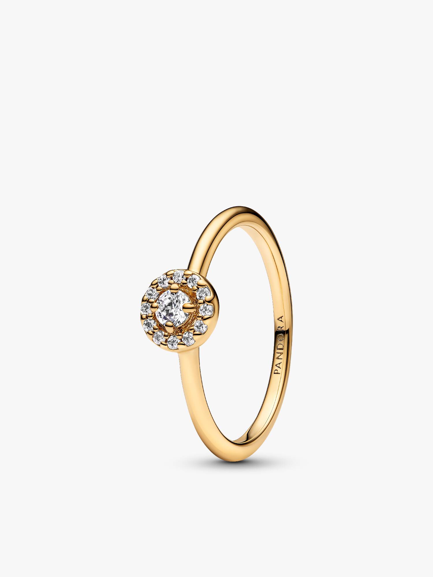 Rund Pavé Halo Ring