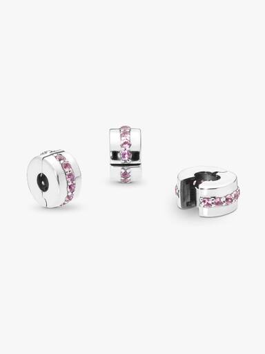 Rosa Funklende Rad Klemmecharm