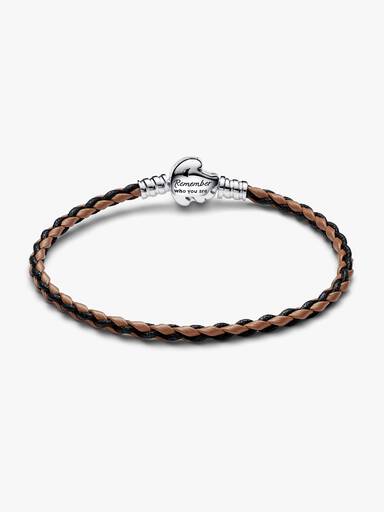 Disney Løvenes konge Klemme Pandora Moments Flettet Skinnarmbånd