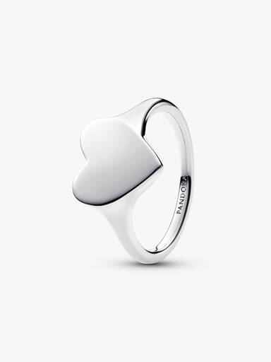 Ring med Inngraverbart Hjerte