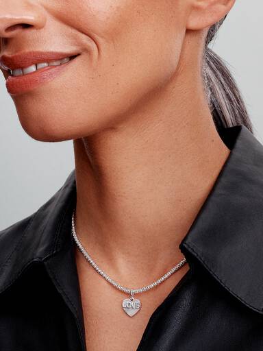Inngraverbart LOVE Hjerte Hengende Charm