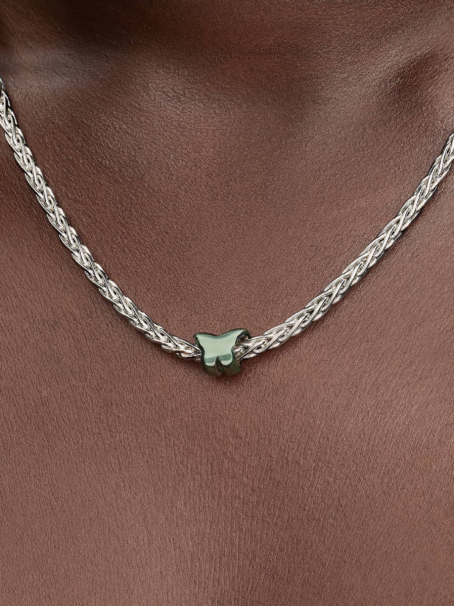 Grønn Sommerfugl Mini Charm