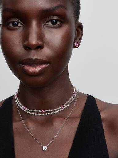 Pink Blomst Tennishalskjede