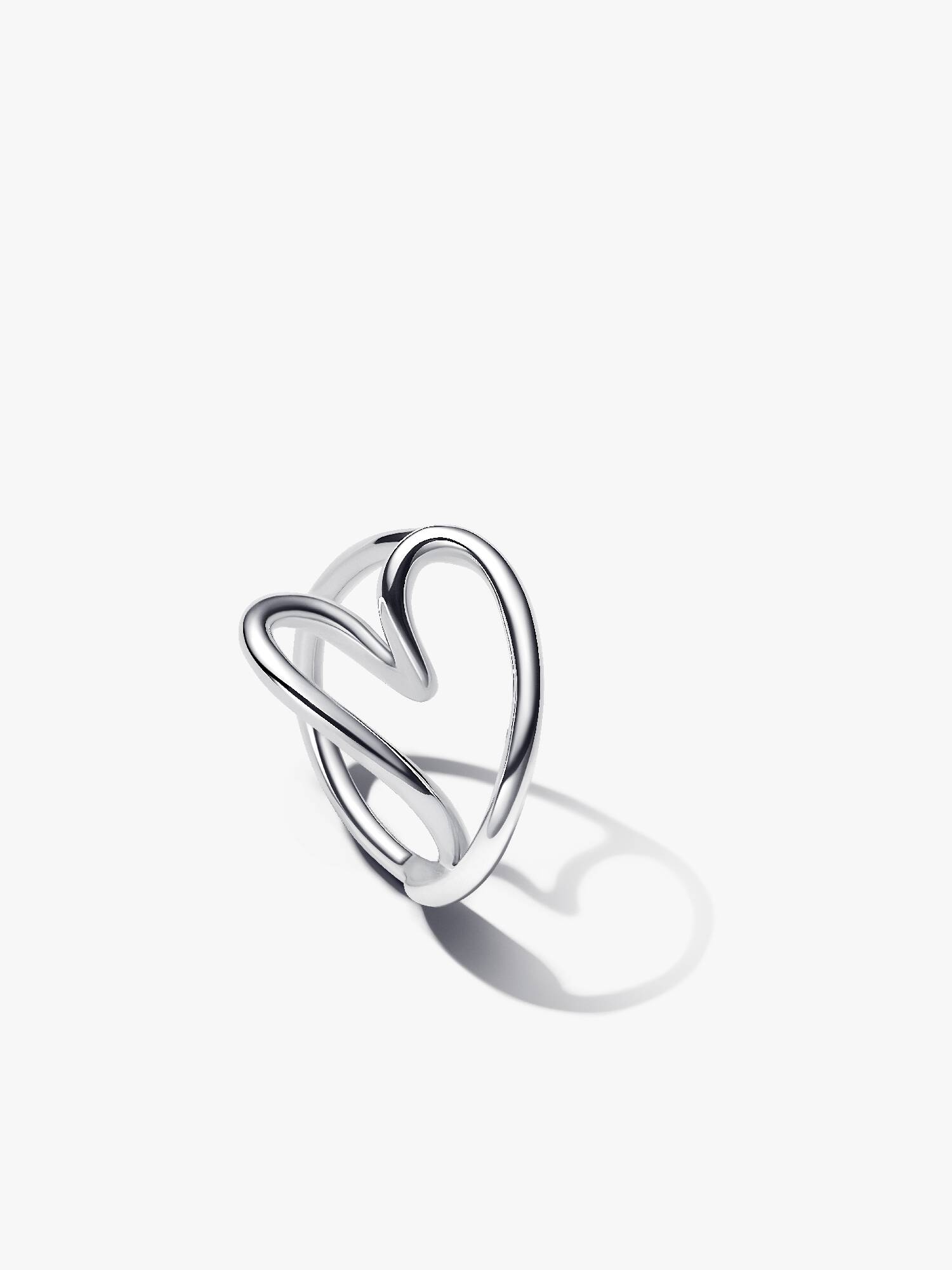 Organisk Formet Hjerte Ring