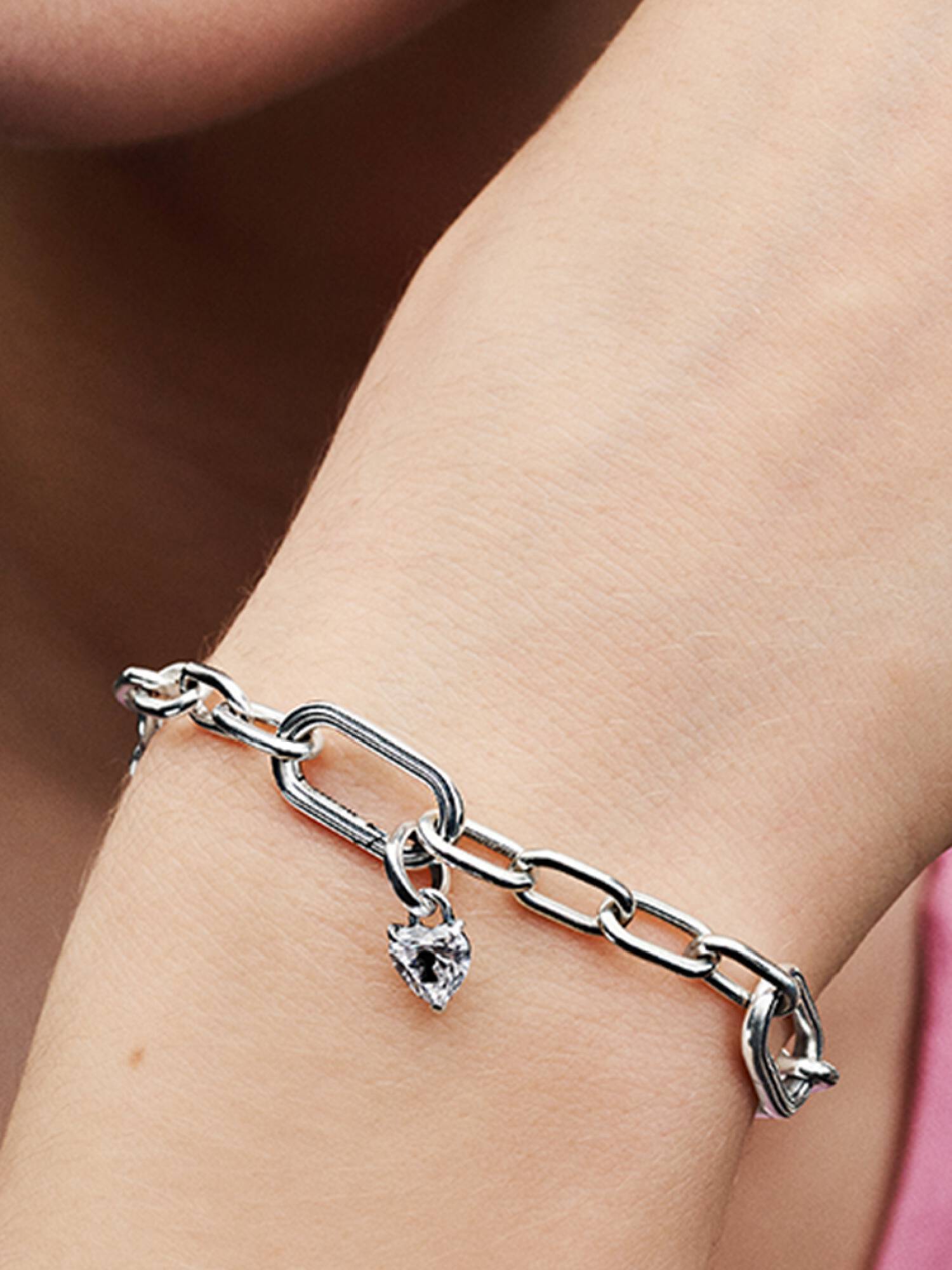 Nøkkelhull Hjerte Mini Hengende Charm