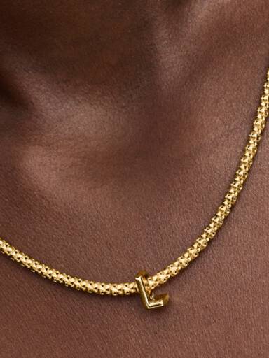 Mini Bokstaven L Alfabet Charm