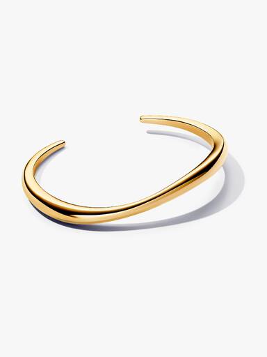 Organisk Formet Åpent Bangle
