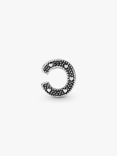Letter C silver charm