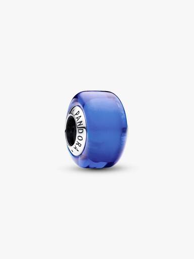 Blå Mini Muranoglass Charm