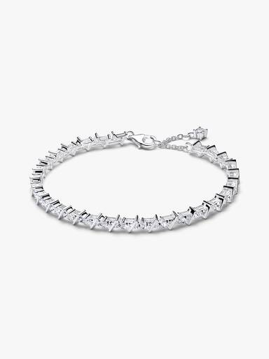 Funklende Trekantet Tennisarmbånd