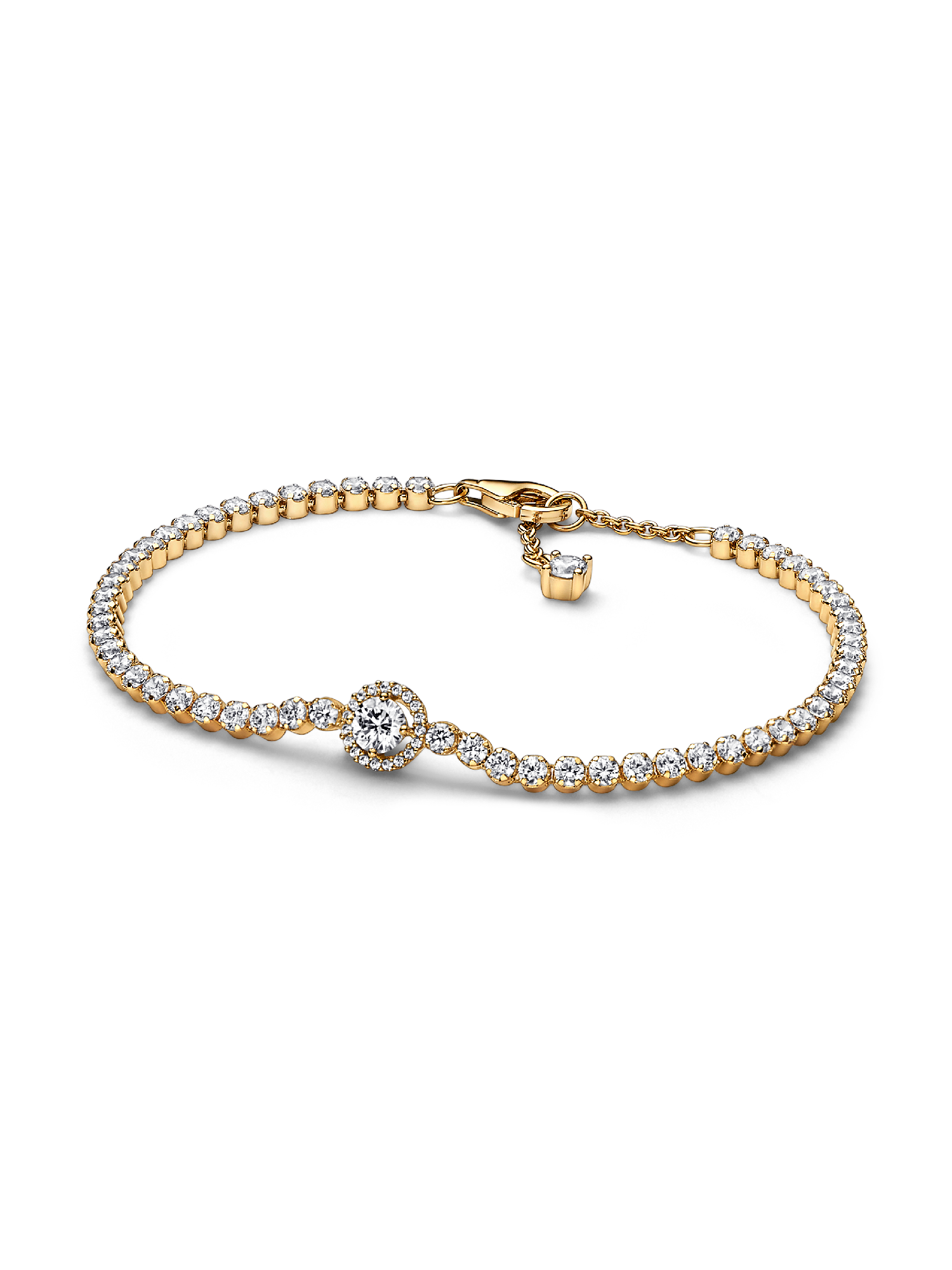 Funklende Ring Tennisarmbånd