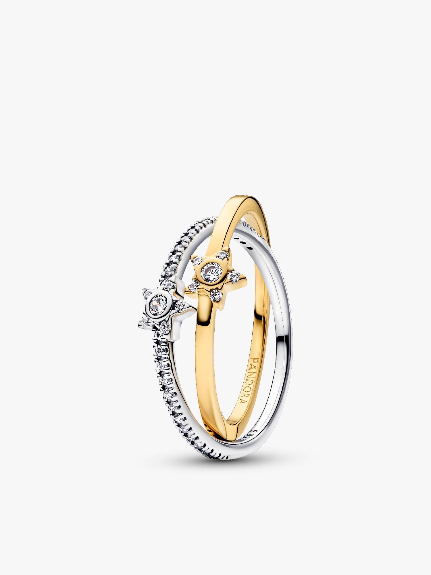 Funklende Stella Crossover Ring