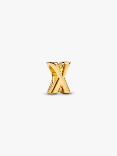 Mini Bokstaven X Alfabet Charm