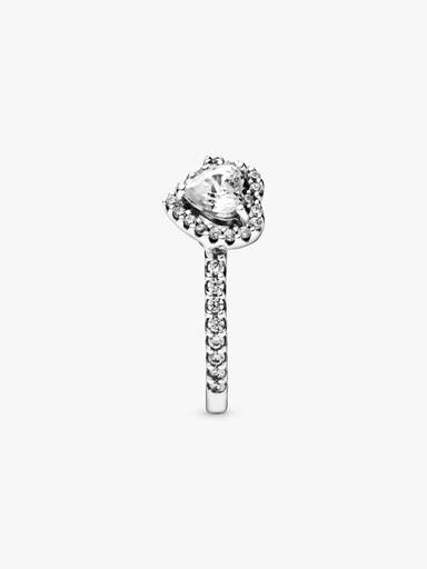 Elevated Heart ring