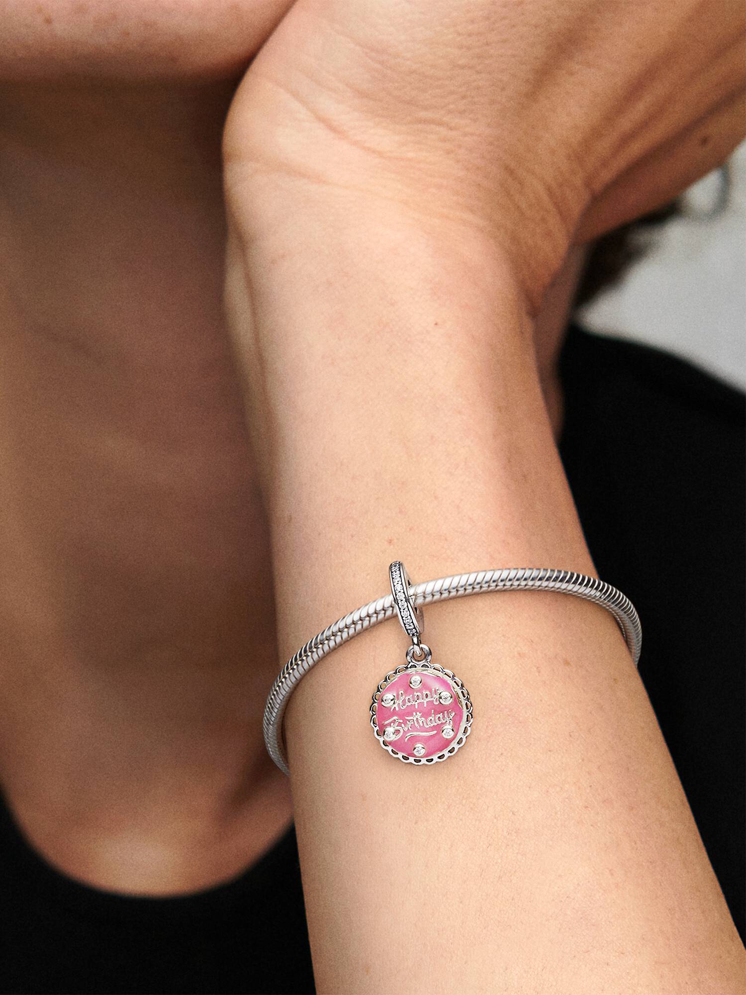 Rosa fødselsdagskake Hengende Charm