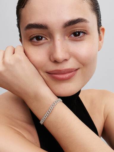 Pavé Kubansk Kjede Armbånd