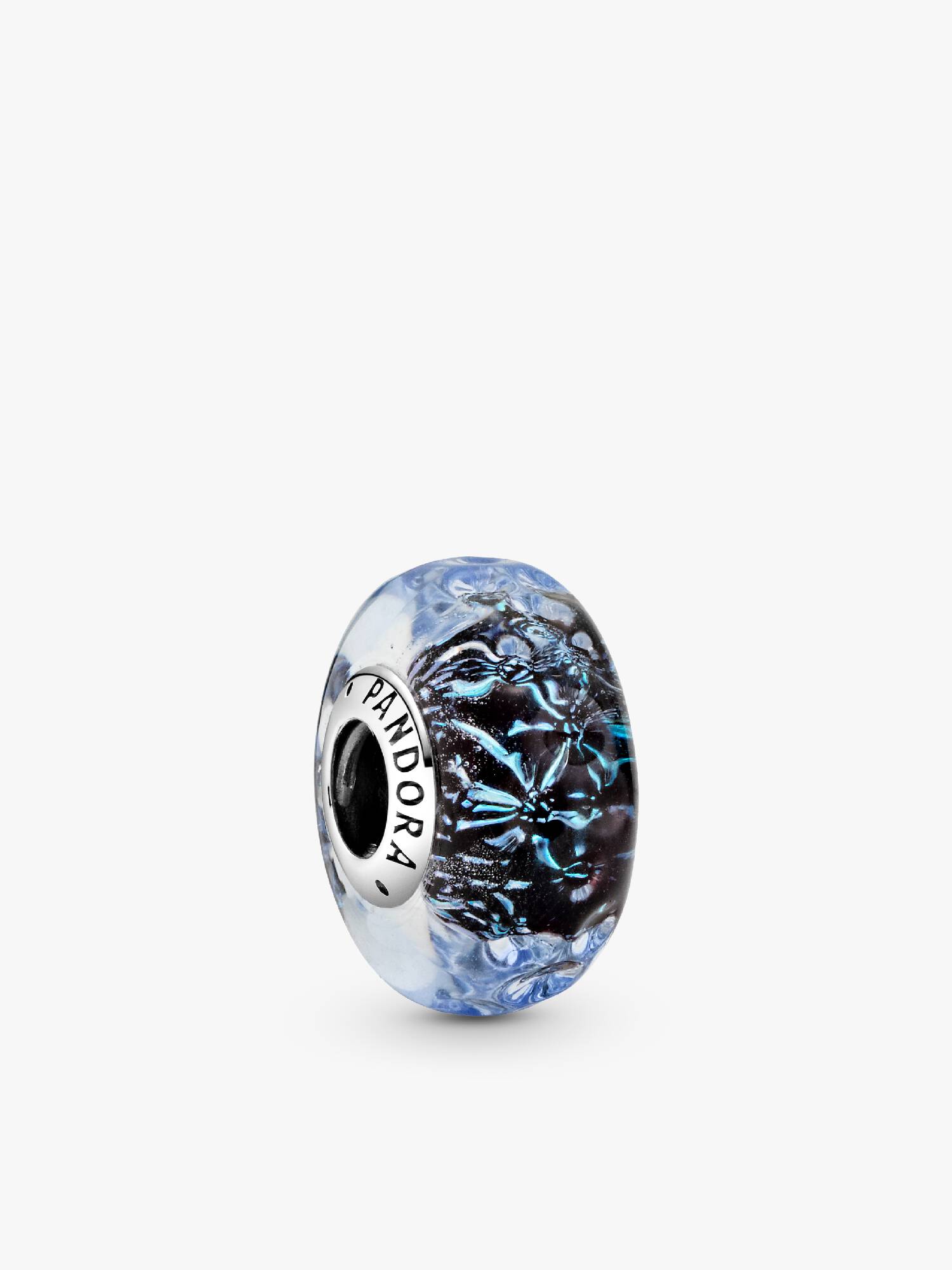 Mørk blå Muranoglass Hav Charm
