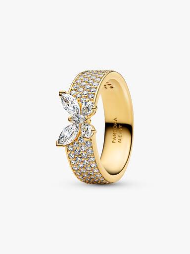 Funklende Sommerfugl Bred Ring