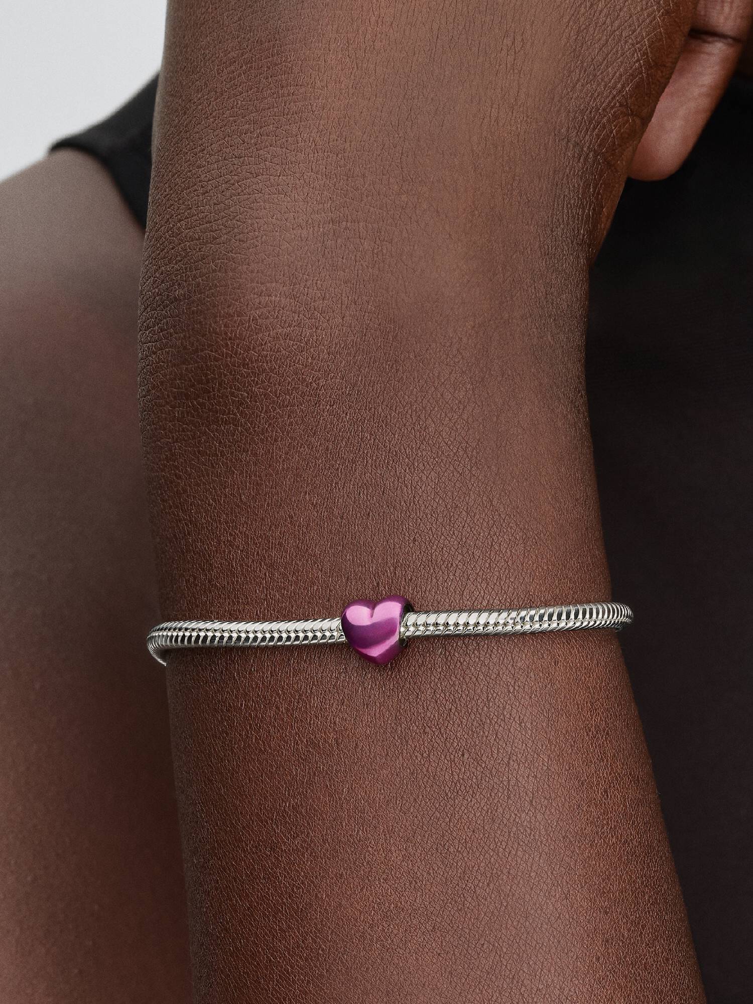 Pink Hjerte Mini Charm