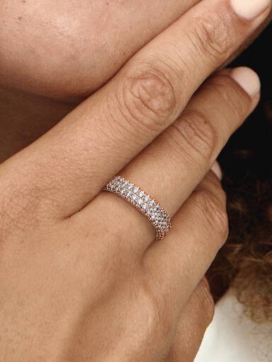 Pandora Timeless Pavé Dobbel Rad Ring